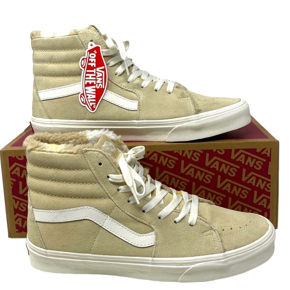 VANS Sk8-Hi Cozy Hug Biscotti Suede Men's Size Shoes Casual Sneakers VN0A7Q5NBVV - Picture 2 of 8